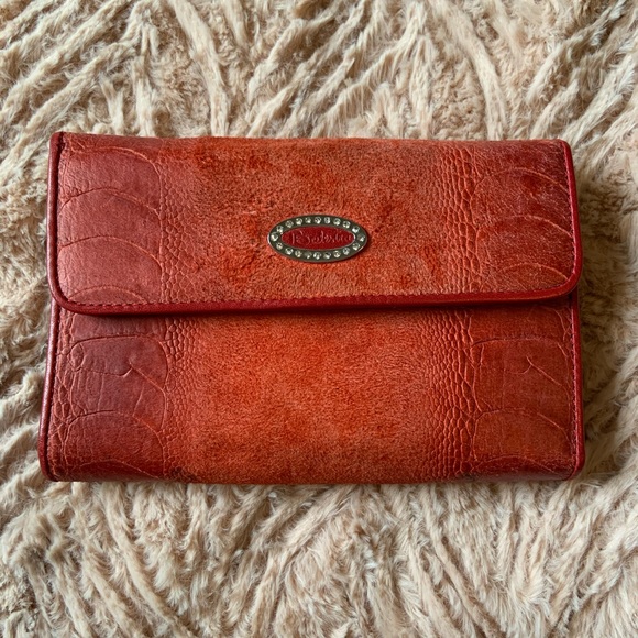 Red Leather Wallet - Picture 1 of 5